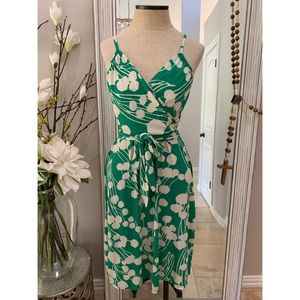 Floral wrap dress